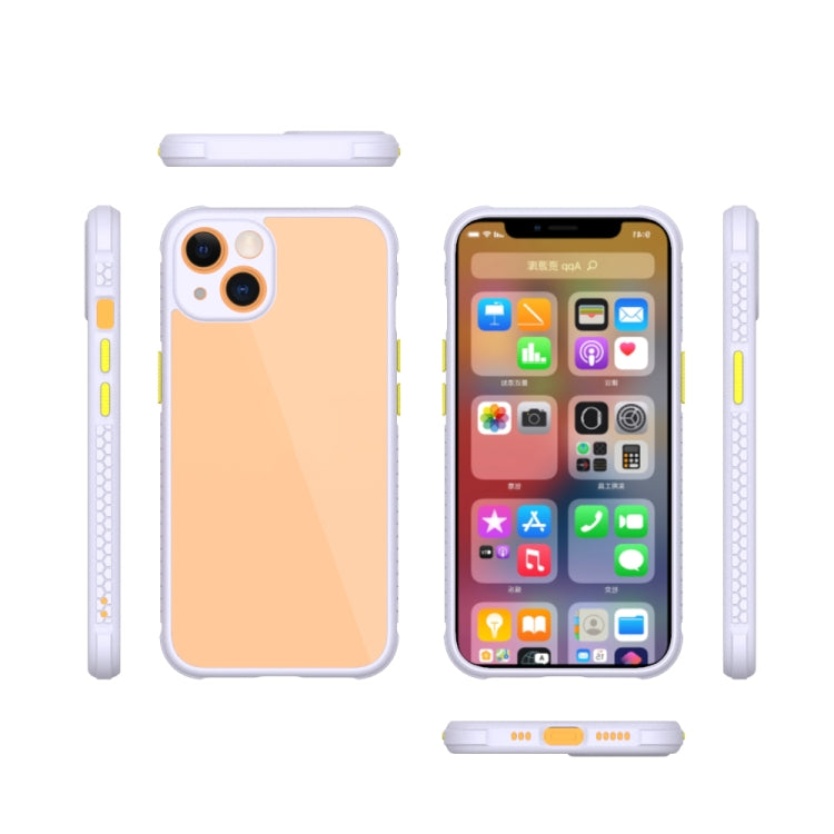 For iPhone 13 Michelin Tires Texture Acrylic + TPU Shockproof Protective Case