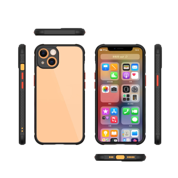 For iPhone 13 Michelin Tires Texture Acrylic + TPU Shockproof Protective Case