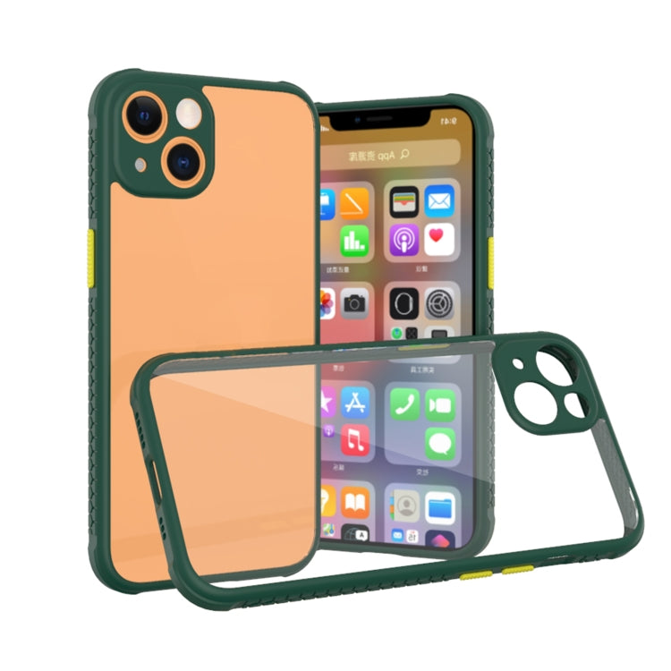 For iPhone 13 Michelin Tires Texture Acrylic + TPU Shockproof Protective Case