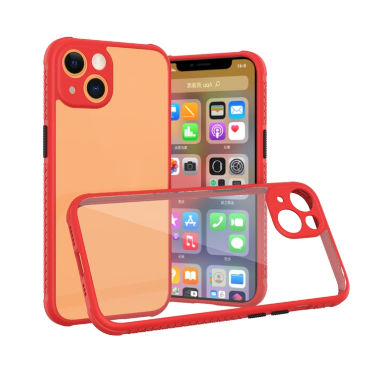 For iPhone 13 Michelin Tires Texture Acrylic + TPU Shockproof Protective Case