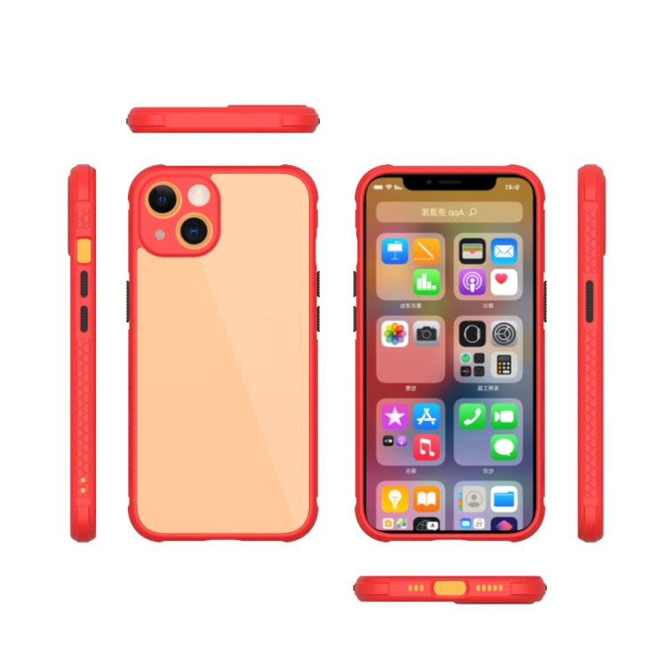 For iPhone 13 Michelin Tires Texture Acrylic + TPU Shockproof Protective Case