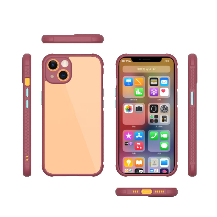 For iPhone 13 Michelin Tires Texture Acrylic + TPU Shockproof Protective Case
