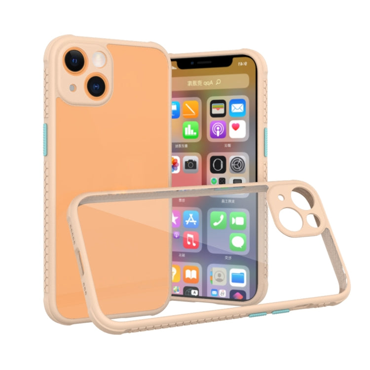 For iPhone 13 Michelin Tires Texture Acrylic + TPU Shockproof Protective Case