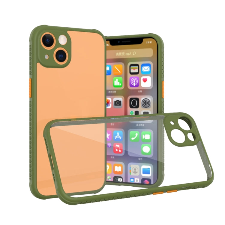 For iPhone 13 Michelin Tires Texture Acrylic + TPU Shockproof Protective Case