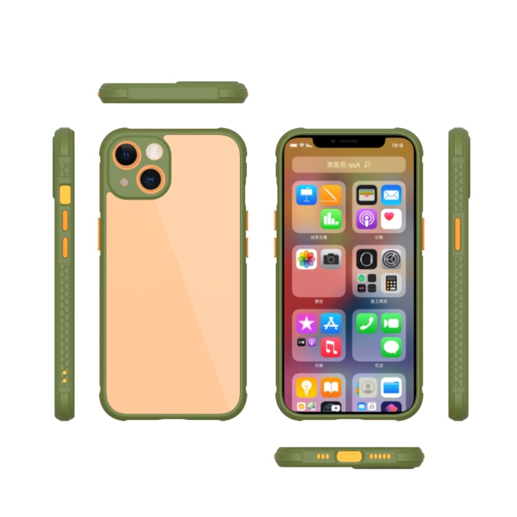 For iPhone 13 Michelin Tires Texture Acrylic + TPU Shockproof Protective Case