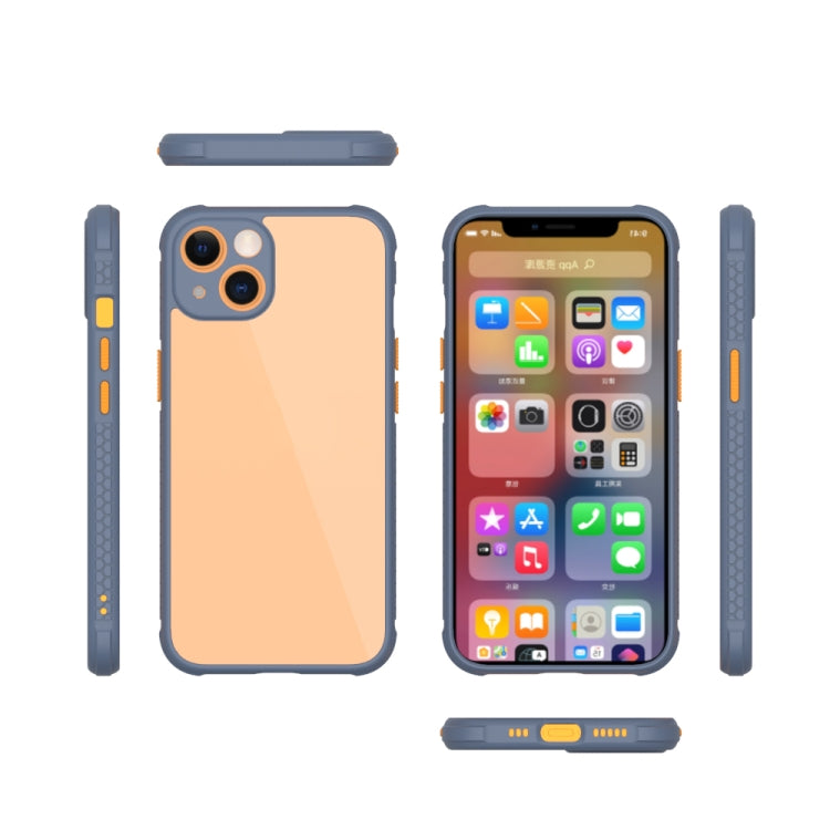 For iPhone 13 Michelin Tires Texture Acrylic + TPU Shockproof Protective Case