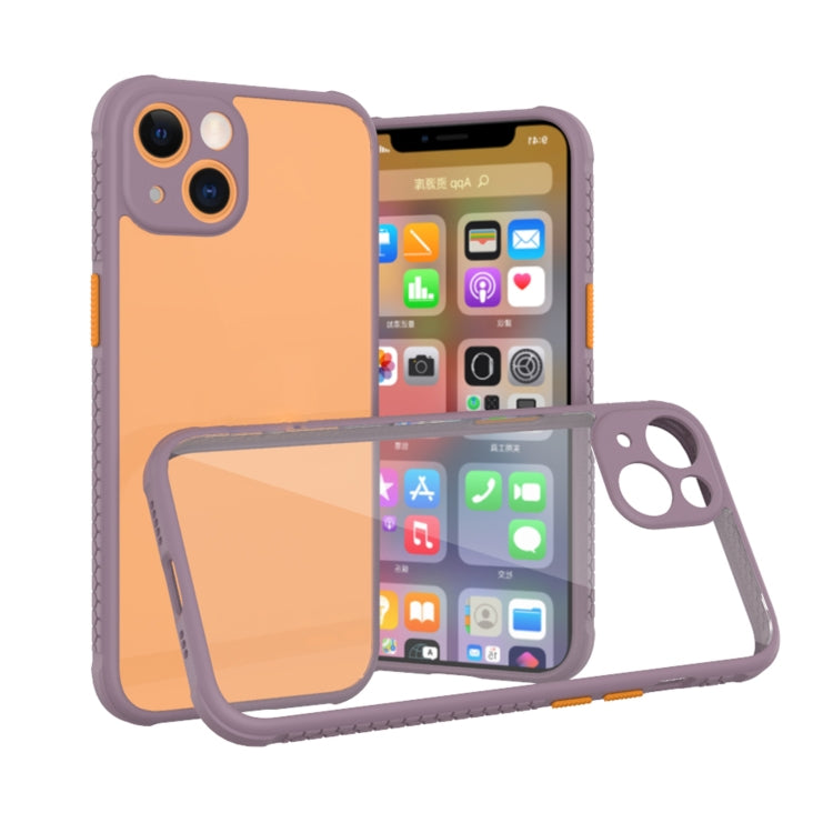 For iPhone 13 Michelin Tires Texture Acrylic + TPU Shockproof Protective Case