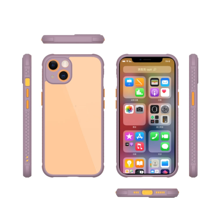 For iPhone 13 Michelin Tires Texture Acrylic + TPU Shockproof Protective Case