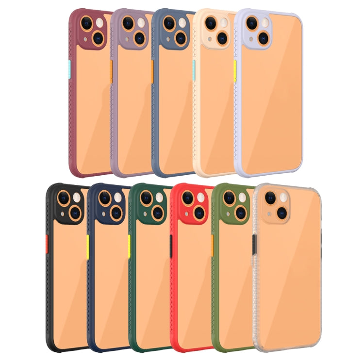 For iPhone 13 Michelin Tires Texture Acrylic + TPU Shockproof Protective Case