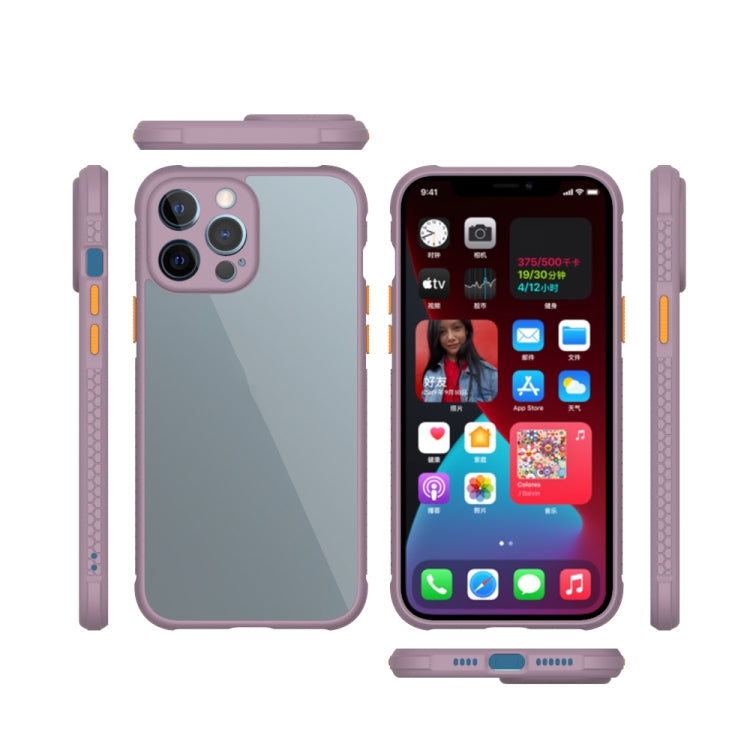 For iPhone 13 Pro Michelin Tires Texture Acrylic + TPU Shockproof Protective Case