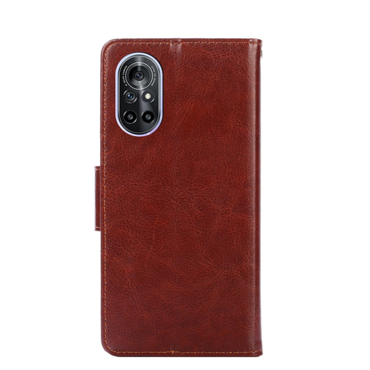 For Huawei nova 8 Crystal Texture Horizontal Flip Leather Case with Holder & Card Slots & Wallet