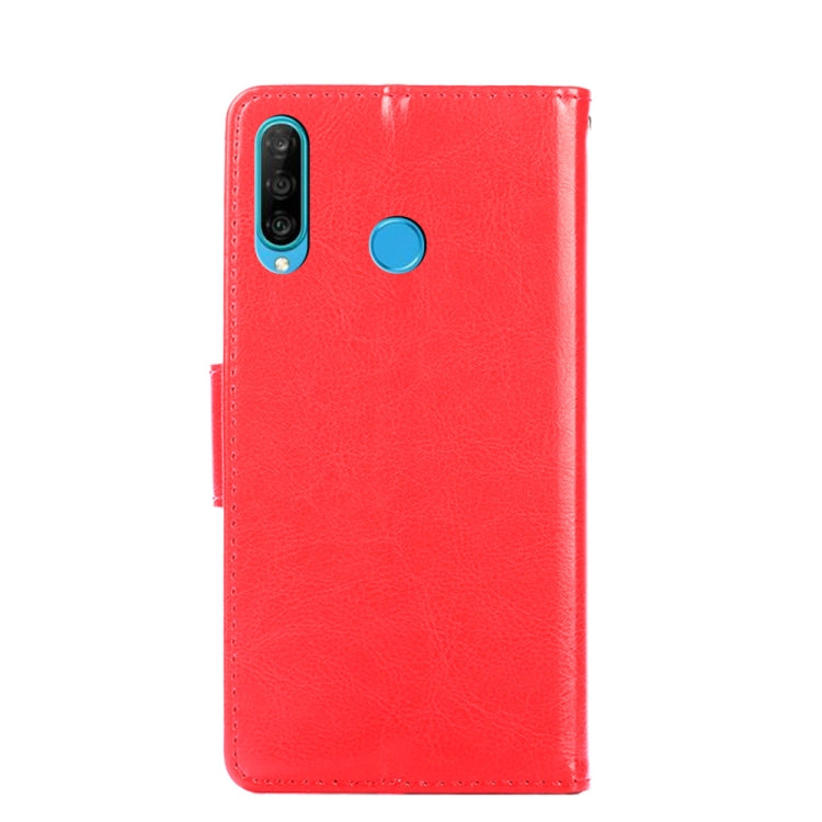 For Huawei Nova 4e Crystal Texture Horizontal Flip Leather Case with Holder & Card Slots & Wallet