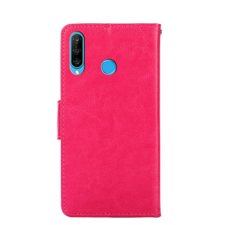 For Huawei Nova 4e Crystal Texture Horizontal Flip Leather Case with Holder & Card Slots & Wallet