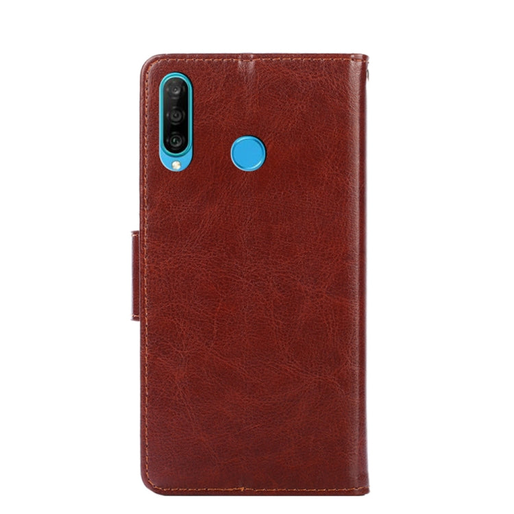 For Huawei Nova 4e Crystal Texture Horizontal Flip Leather Case with Holder & Card Slots & Wallet