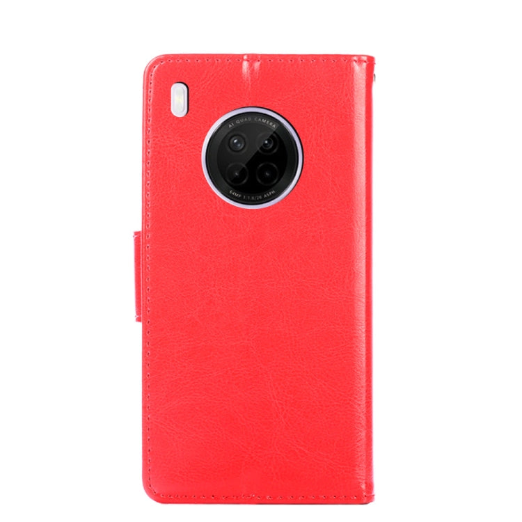 For Huawei Y9a Crystal Texture Horizontal Flip Leather Case with Holder & Card Slots & Wallet