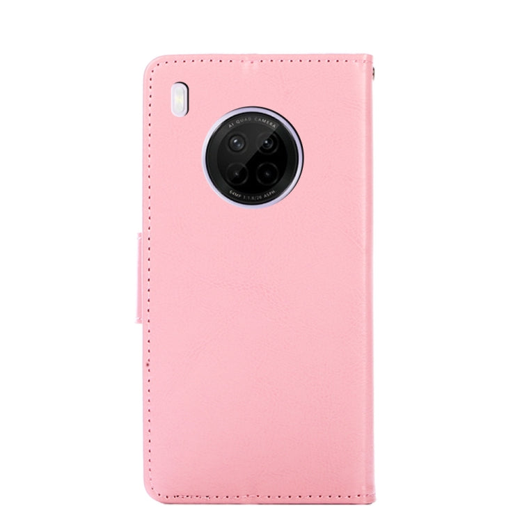 For Huawei Y9a Crystal Texture Horizontal Flip Leather Case with Holder & Card Slots & Wallet