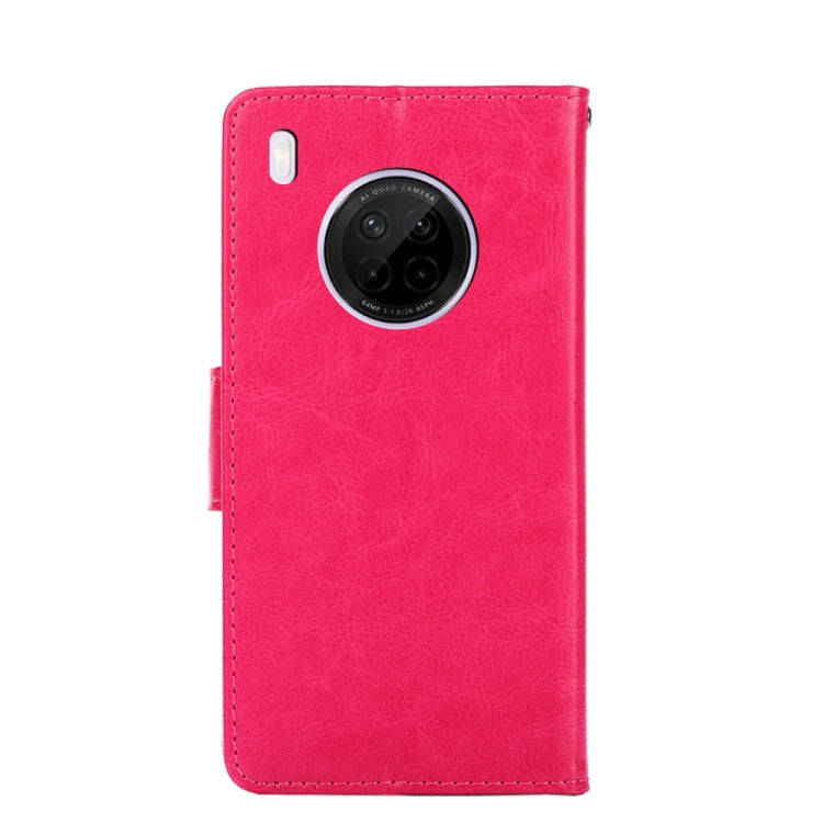 For Huawei Y9a Crystal Texture Horizontal Flip Leather Case with Holder & Card Slots & Wallet