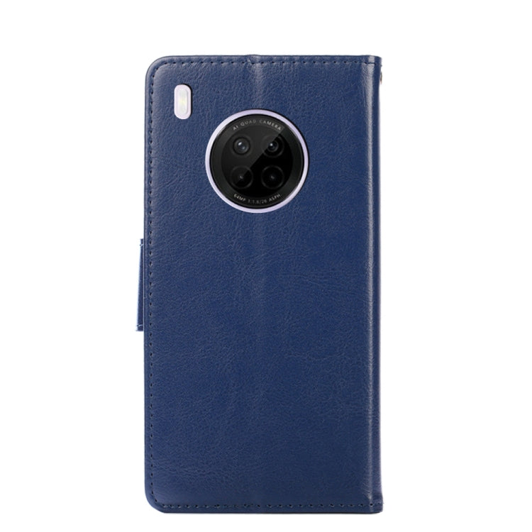 For Huawei Y9a Crystal Texture Horizontal Flip Leather Case with Holder & Card Slots & Wallet