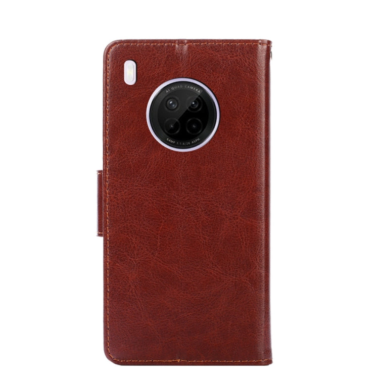 For Huawei Y9a Crystal Texture Horizontal Flip Leather Case with Holder & Card Slots & Wallet