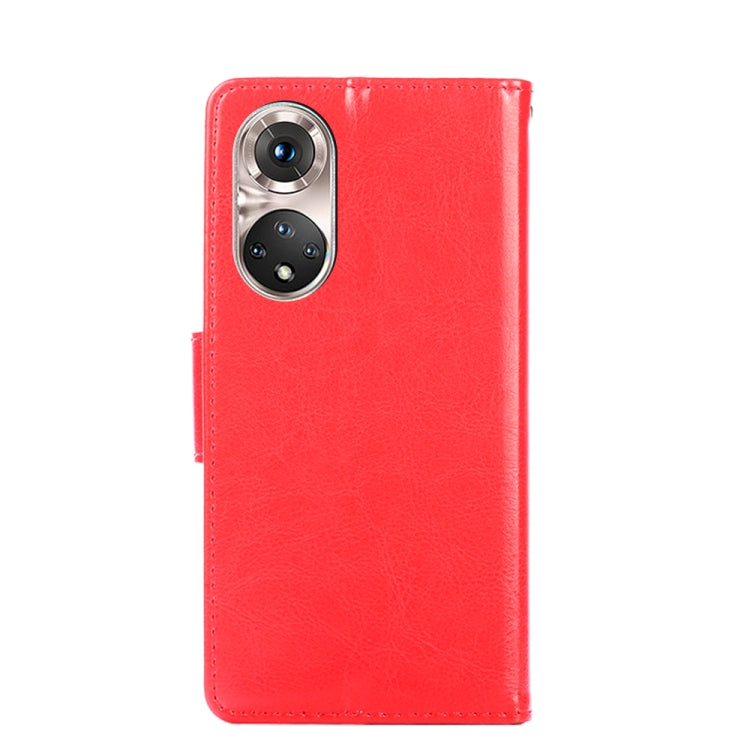 For Honor 50 Pro Crystal Texture Horizontal Flip Leather Case with Holder & Card Slots & Wallet