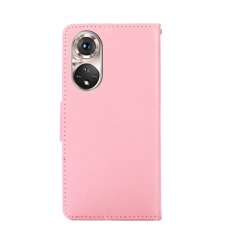 For Honor 50 Pro Crystal Texture Horizontal Flip Leather Case with Holder & Card Slots & Wallet