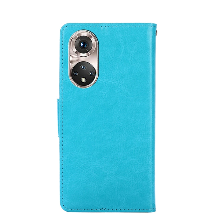 For Honor 50 Pro Crystal Texture Horizontal Flip Leather Case with Holder & Card Slots & Wallet