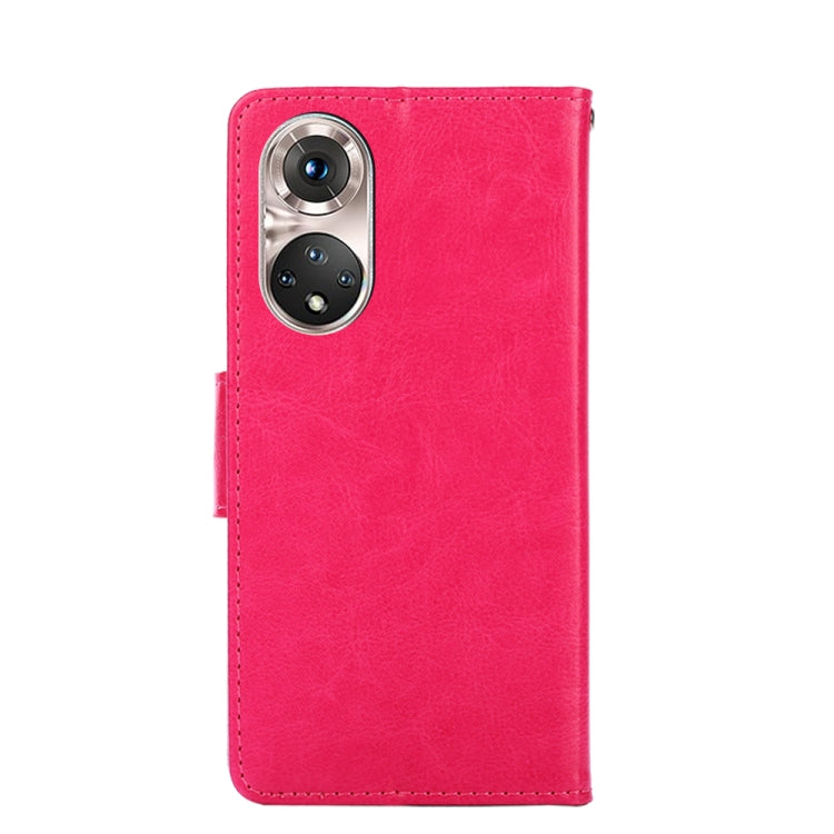 For Honor 50 Pro Crystal Texture Horizontal Flip Leather Case with Holder & Card Slots & Wallet