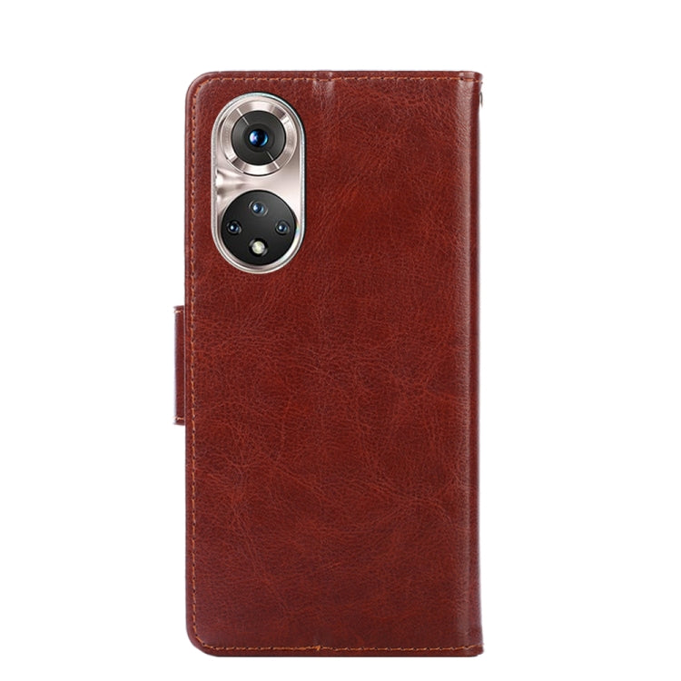 For Honor 50 Pro Crystal Texture Horizontal Flip Leather Case with Holder & Card Slots & Wallet
