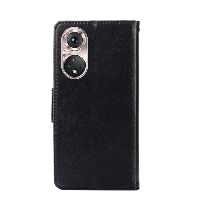 For Honor 50 Pro Crystal Texture Horizontal Flip Leather Case with Holder & Card Slots & Wallet