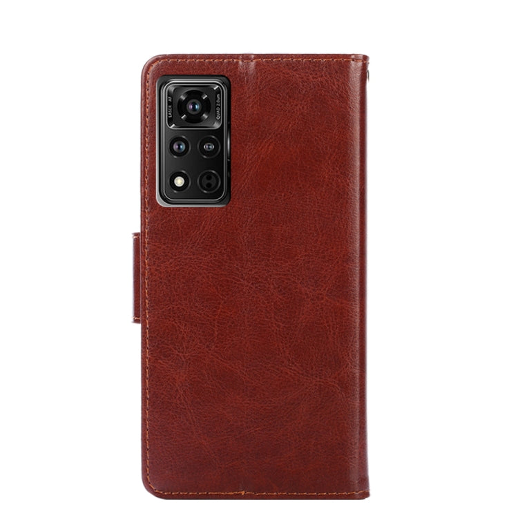 For Honor V40 5G Crystal Texture Horizontal Flip Leather Case with Holder & Card Slots & Wallet