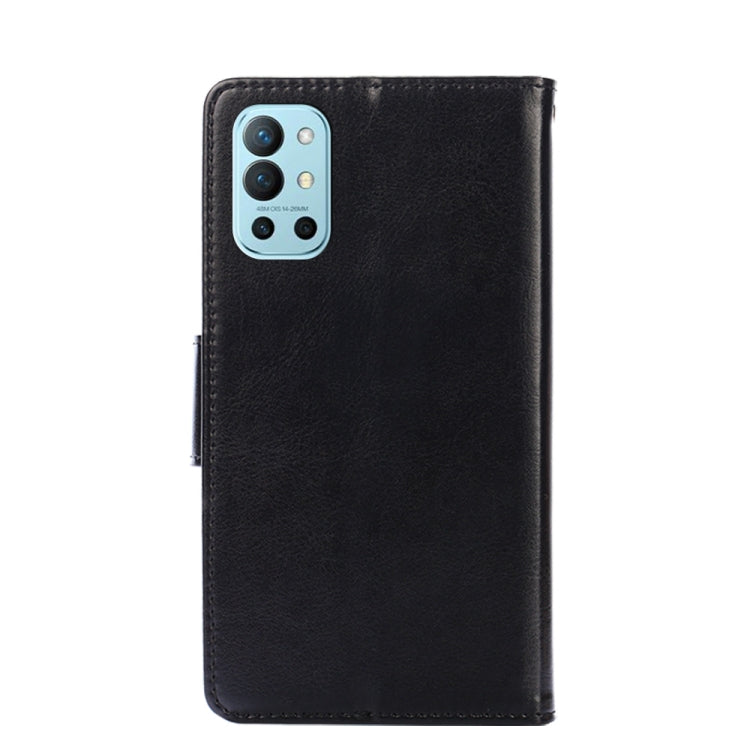 For OnePlus 9R Crystal Texture Horizontal Flip Leather Case with Holder & Card Slots & Wallet