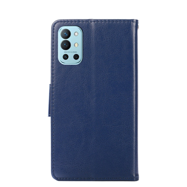 For OnePlus 9R Crystal Texture Horizontal Flip Leather Case with Holder & Card Slots & Wallet