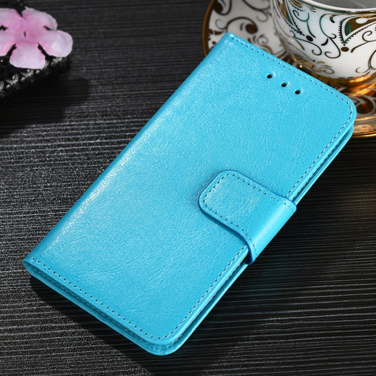 For OnePlus 9R Crystal Texture Horizontal Flip Leather Case with Holder & Card Slots & Wallet