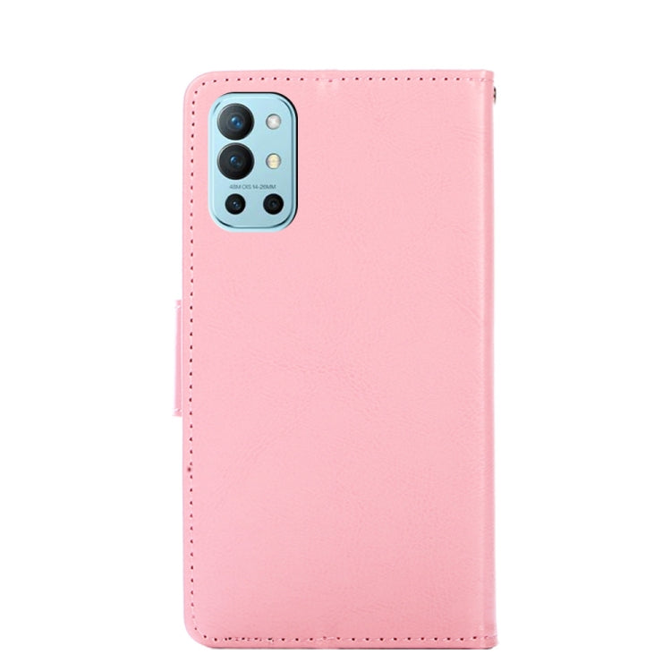 For OnePlus 9R Crystal Texture Horizontal Flip Leather Case with Holder & Card Slots & Wallet