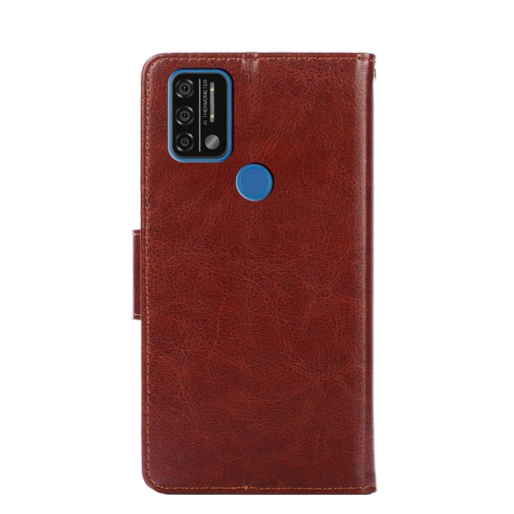 For UMIDIGI A9 Crystal Texture Horizontal Flip Leather Case with Holder & Card Slots & Wallet