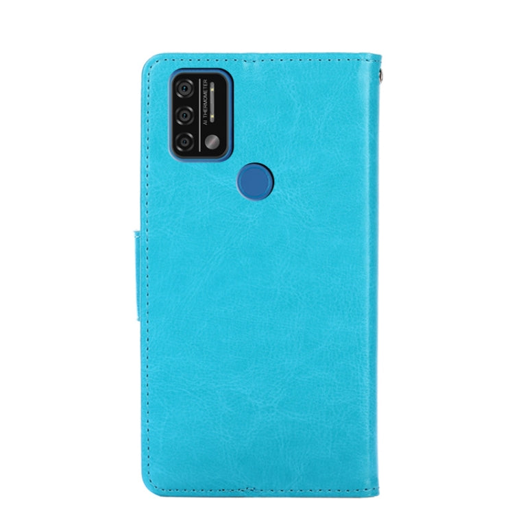 For UMIDIGI A9 Crystal Texture Horizontal Flip Leather Case with Holder & Card Slots & Wallet