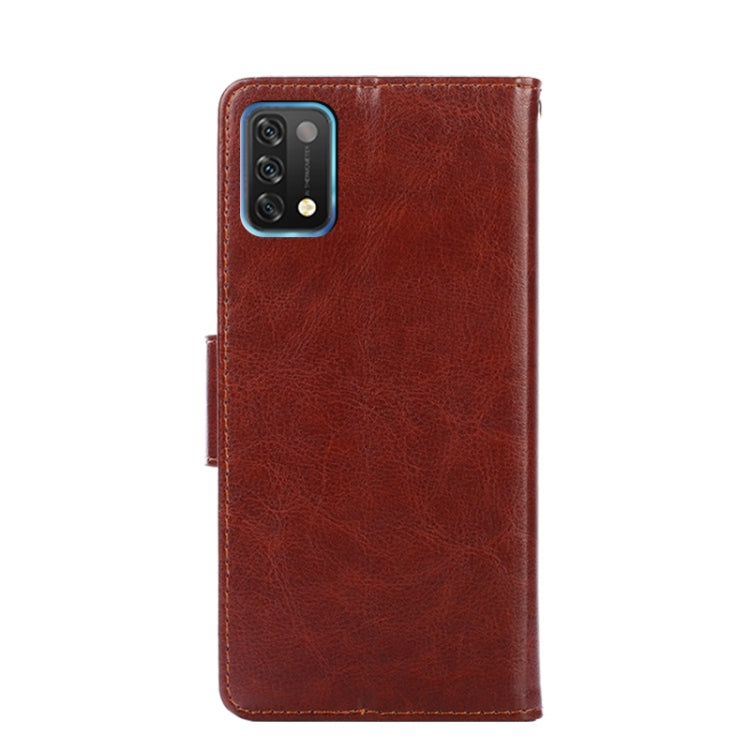 For UMIDIGI A11 Crystal Texture Horizontal Flip Leather Case with Holder & Card Slots & Wallet