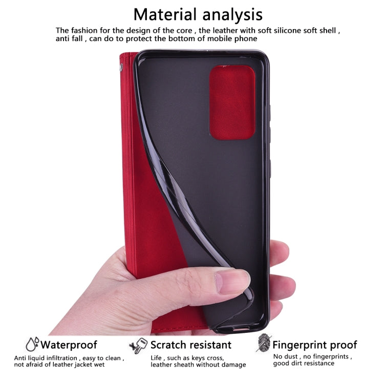 For iPhone 13 mini Frosted Business Magnetic Horizontal Flip PU Leather Case with Holder & Card Slot & Lanyard