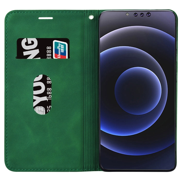 For iPhone 13 Pro Frosted Business Magnetic Horizontal Flip PU Leather Case with Holder & Card Slot & Lanyard