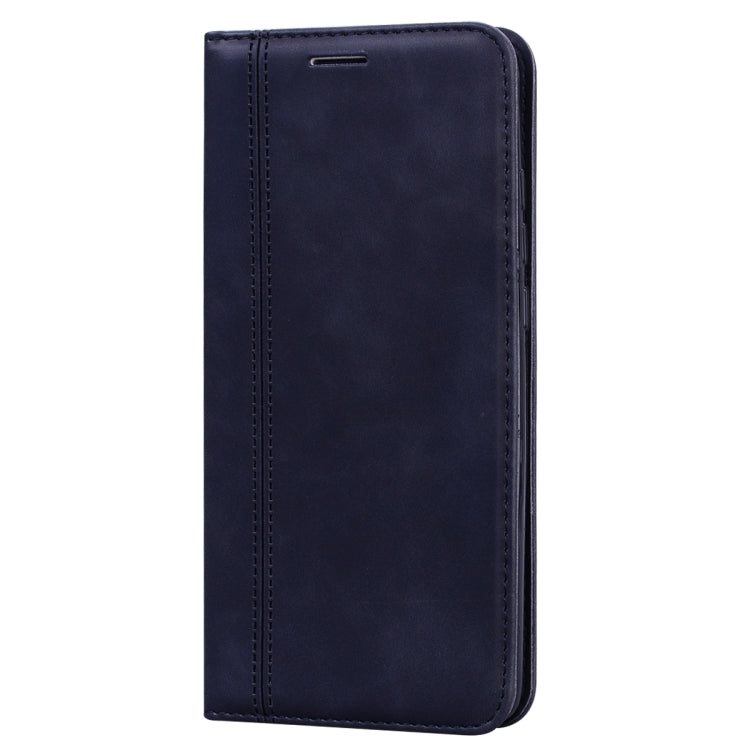 For Xiaomi Redmi 10 Frosted Business Magnetic Horizontal Flip PU Leather Case with Holder & Card Slot & Lanyard