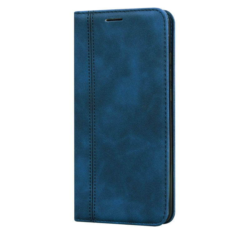 For Xiaomi Redmi 10 Frosted Business Magnetic Horizontal Flip PU Leather Case with Holder & Card Slot & Lanyard