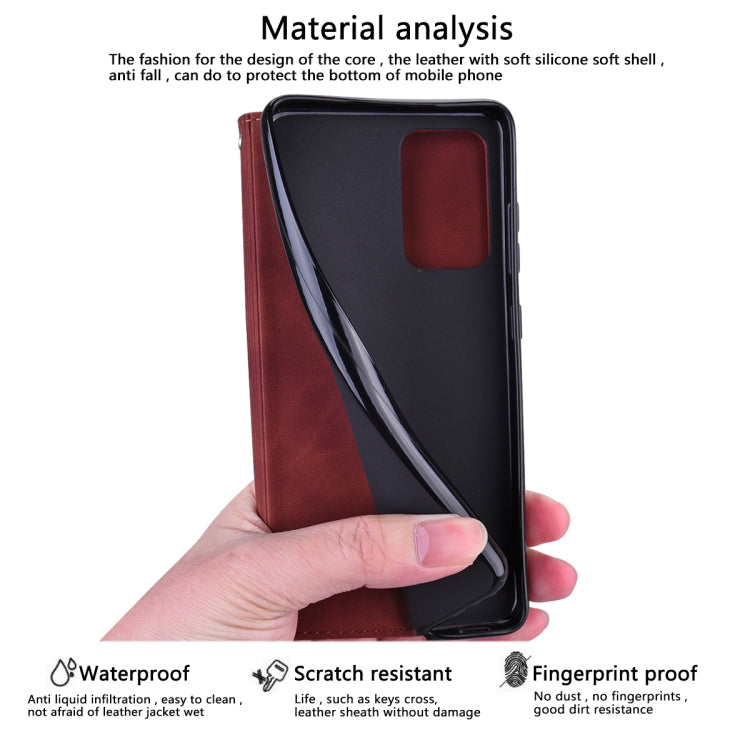 For Xiaomi Redmi 10 Frosted Business Magnetic Horizontal Flip PU Leather Case with Holder & Card Slot & Lanyard