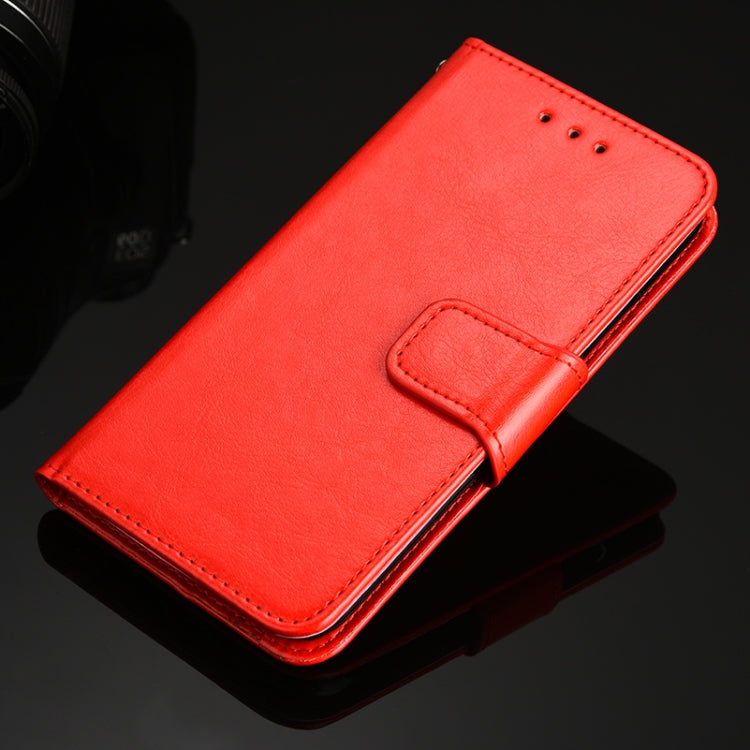 For iPhone X / XS Crystal Texture Horizontal Flip Leather Case with Holder & Card Slots & Wallet