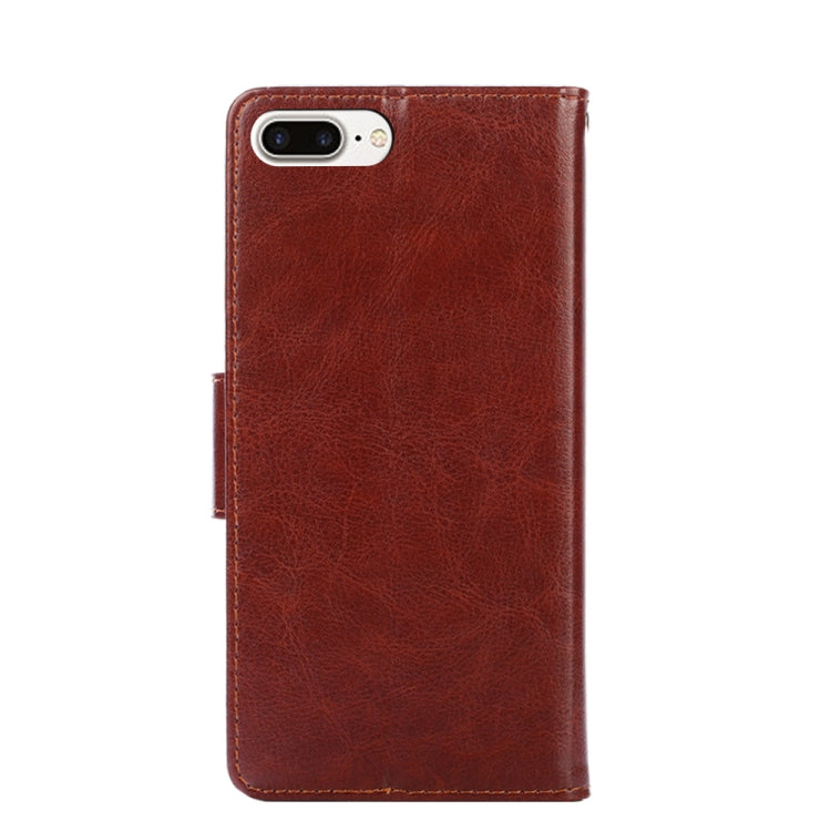 Crystal Texture Horizontal Flip Leather Case with Holder & Card Slots & Wallet For iPhone 8 Plus & 7 Plus