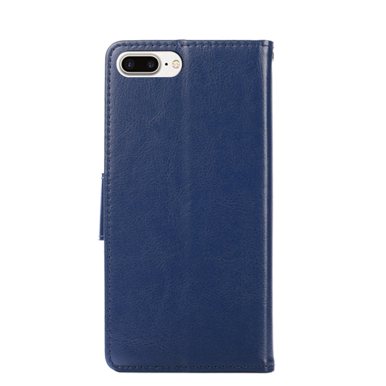 Crystal Texture Horizontal Flip Leather Case with Holder & Card Slots & Wallet For iPhone 8 Plus & 7 Plus