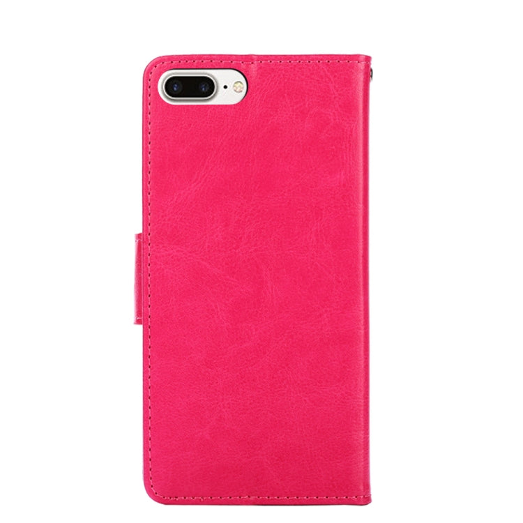 Crystal Texture Horizontal Flip Leather Case with Holder & Card Slots & Wallet For iPhone 8 Plus & 7 Plus