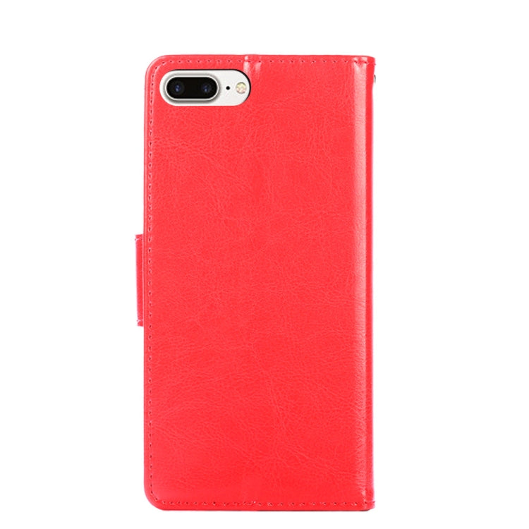 Crystal Texture Horizontal Flip Leather Case with Holder & Card Slots & Wallet For iPhone 8 Plus & 7 Plus