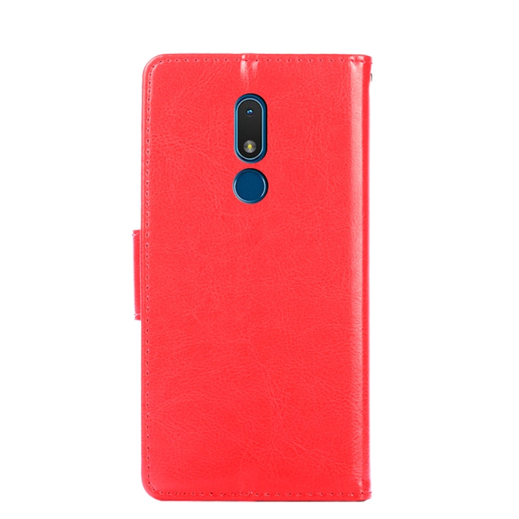 For Nokia C3 Crystal Texture Horizontal Flip Leather Case with Holder & Card Slots & Wallet
