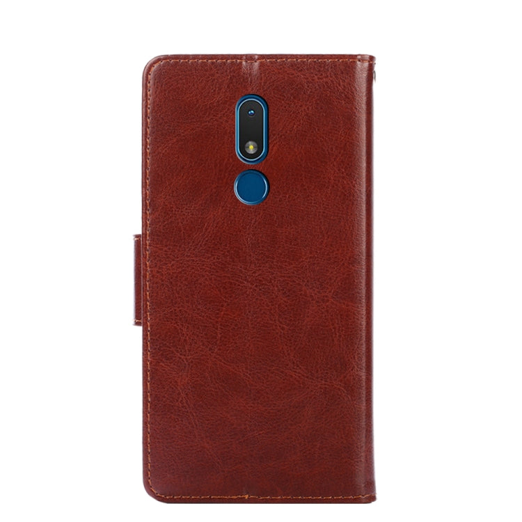 For Nokia C3 Crystal Texture Horizontal Flip Leather Case with Holder & Card Slots & Wallet