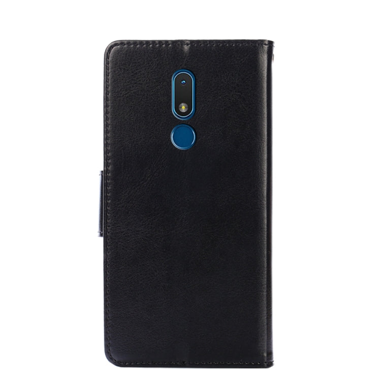 For Nokia C3 Crystal Texture Horizontal Flip Leather Case with Holder & Card Slots & Wallet